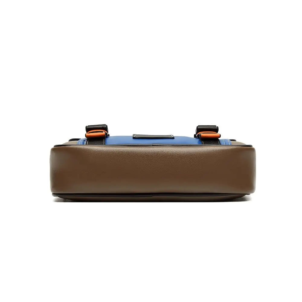 Sacoche Messenger Homme Cuir PU – Multi-Poches, Style Vintage, Bandoulière Réglable & Voyage Soldes-ShopOnline