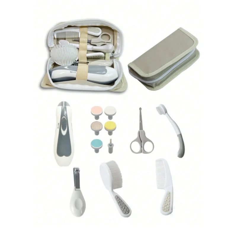 Kit Soin Bébé Complet – Lime à Ongles Électrique Sécurisée, Peigne & Accessoires – Idée Cadeau Soldes-ShopOnline