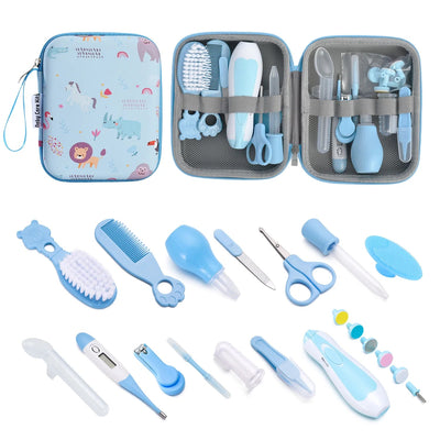 13/20PCS Baby Grooming and Health Kit Safety Care Set Newborn Nursery Health Care Set with Hair Comb Nail Trimmer Nose Cleaner Soldes-ShopOnline