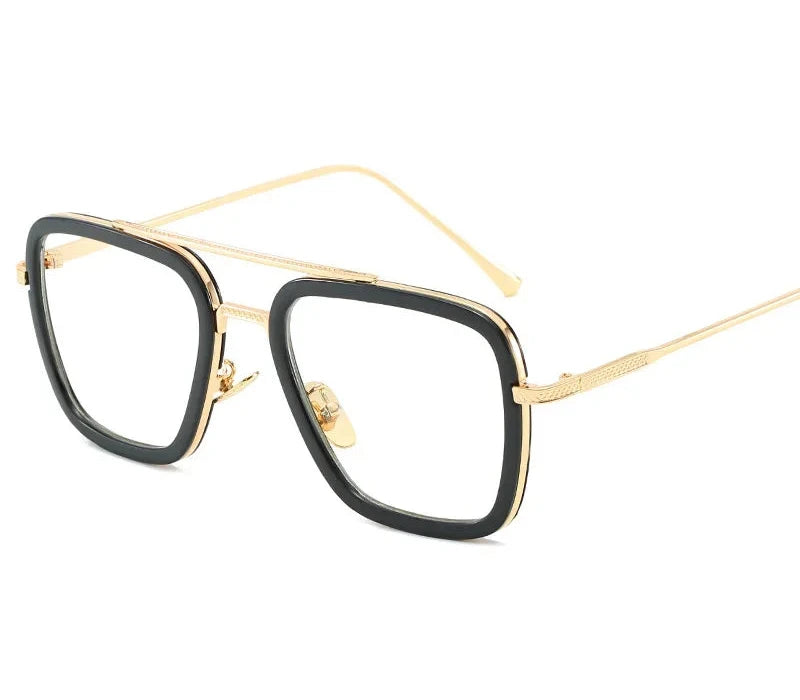 Sun Glasses Fashion Square frame Tony Stark Style Women Sunglasses Men Square Brand Design Sun Glasses Oculos Retro Male Iron Soldes-ShopOnline