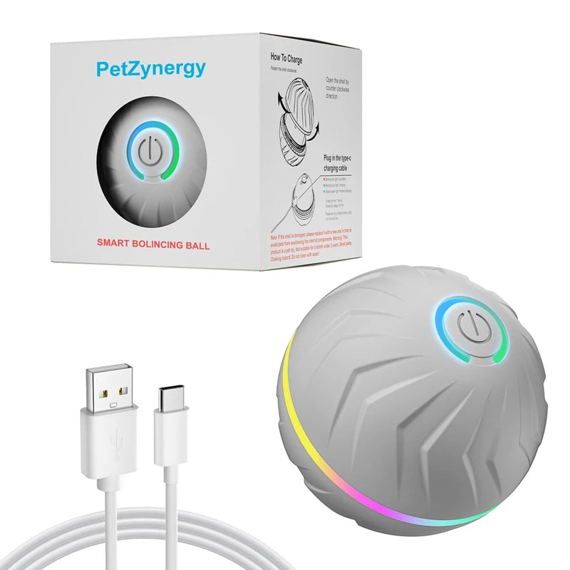 Xiaomi Smart Gravity Bounce Ball Dog Toy Ball Pet Toy Ball Random Jumping and Rolling Battery Life 4 Hours Large Small Dog Toy Soldes-ShopOnline