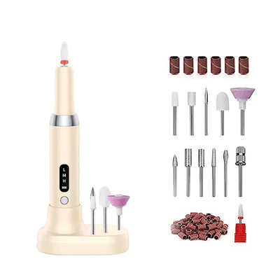 Electric Nail Polisher Drill Bits Professional Nails Grinding Polishing Dead Skin Removal Art Sanding File Pen Manicure Machine Soldes-ShopOnline