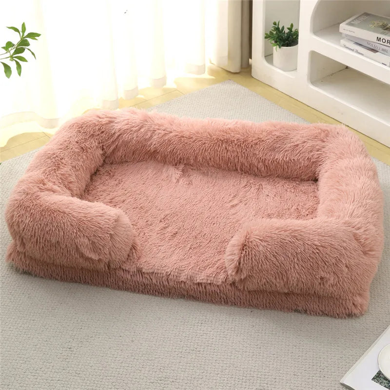 Luxury Winter Warm Large Dog Sofa Bed Dog Kneel Cat Mats House Cushion Pet Sleeping Sofa Beds Mat for Large and Small Dog Soldes-ShopOnline