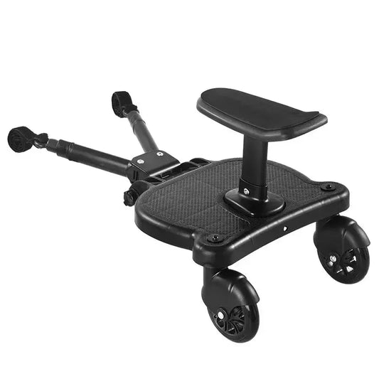 Adaptateur de marche pied Poussettes universelles avec siège Deuxième enfant Jogger Twins Scooter Bébé Poussette Auto-stoppeur Pare-chocs à Prix Discount - Soldes-ShopOnline
