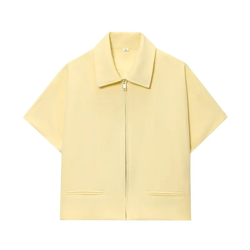 Veste Courte Femme MUJER – Style Varsity Zippée, Été Soldes-ShopOnline