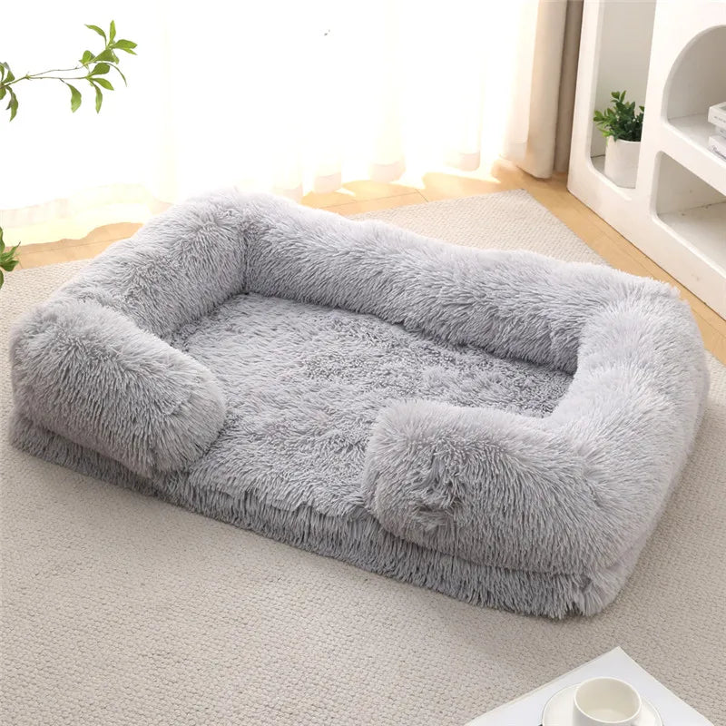 Luxury Winter Warm Large Dog Sofa Bed Dog Kneel Cat Mats House Cushion Pet Sleeping Sofa Beds Mat for Large and Small Dog Soldes-ShopOnline