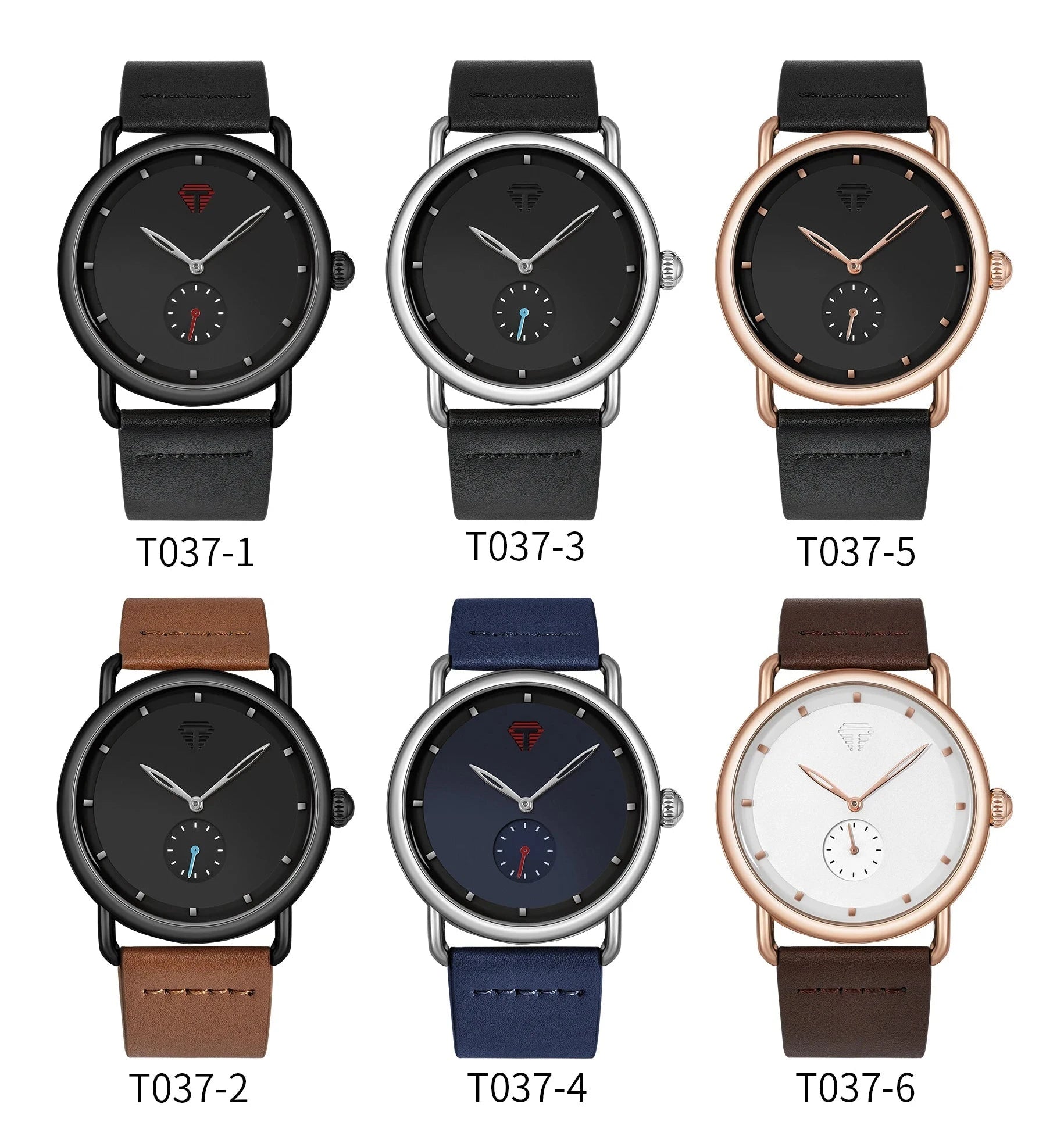 TOMI Men's Fashion Minimalist Watch Classic Round dial Quartz Watch Men's versatile High quality Watch Reloj Festival Gift Soldes-ShopOnline