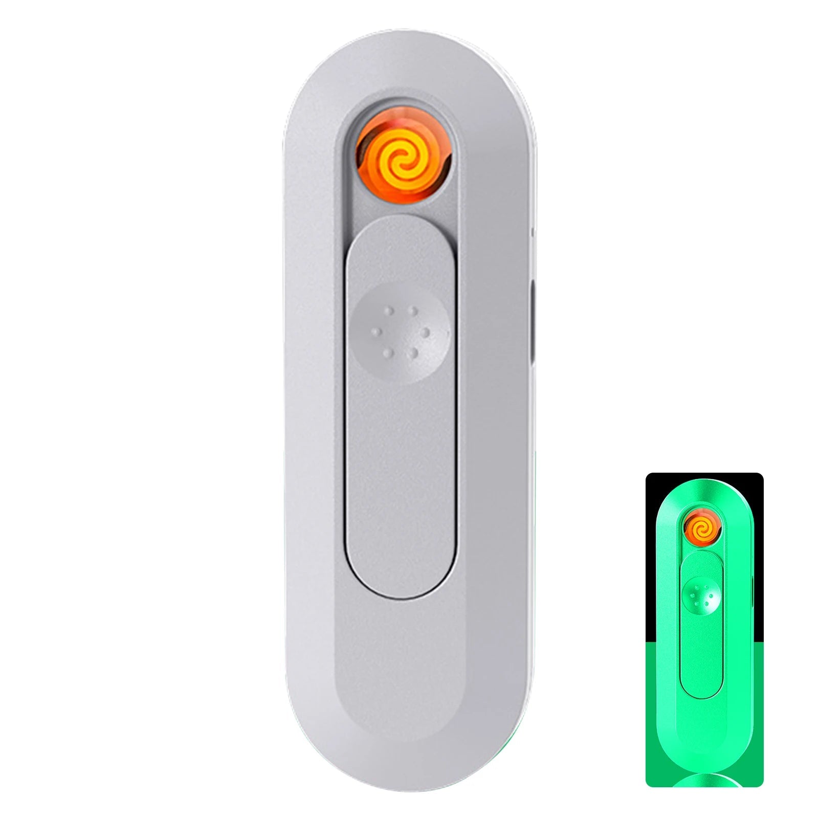 Windproof Metal Cigarettes Lighter Coils Tungsten Rechargeable Flameless Electric Lighter Men's Present Soldes-ShopOnline