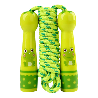Toddler Jump Rope Wear Resistant Cotton Cord Length Adjustable Soft Skipping Rope With Smooth Handles For Kids Boys Girls Soldes-ShopOnline