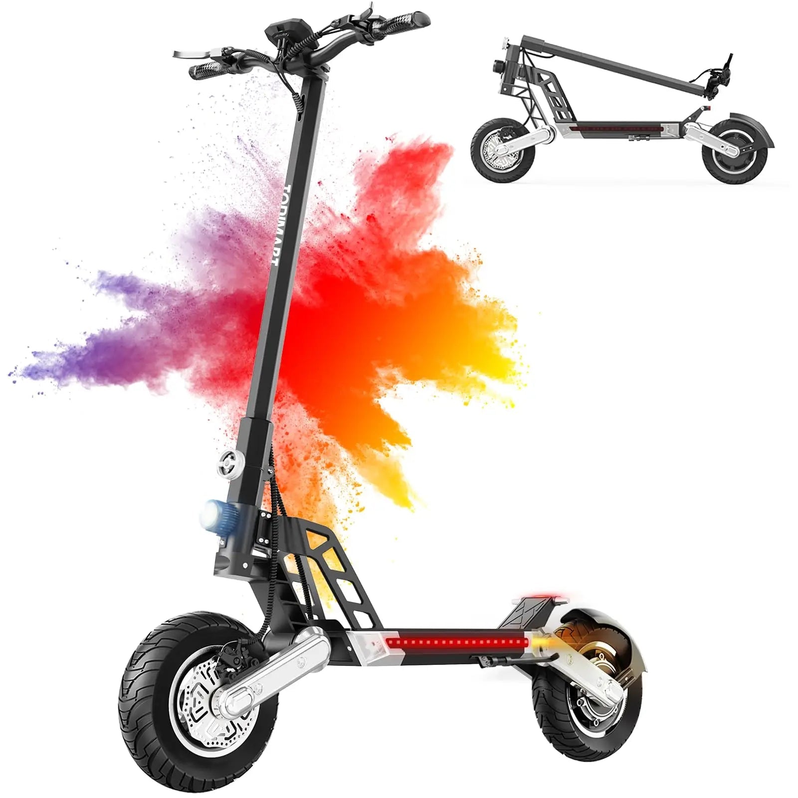 Trottinette Électrique TODIMART G2 – 500W, 45 km, Pneus 10" Off-Road Soldes-ShopOnline