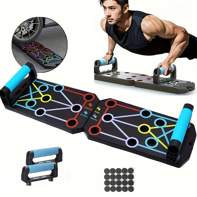 Push-up Board Multifonction – Musculation Maison | Pectoraux, Triceps, Épaules & Jambes | Entraînement Corps Complet Soldes-ShopOnline