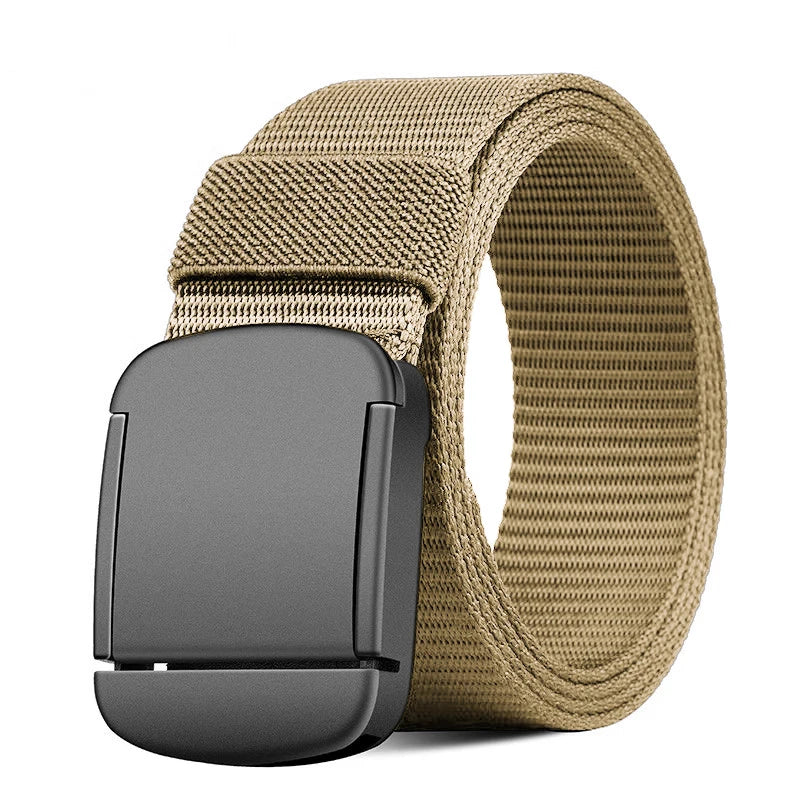 Ceinture Toile Homme – Boucle Automatique Sans Métal, Jean & Outdoor Soldes-ShopOnline