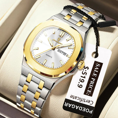 POEDAGAR Top Original Montre pour Femmes Classe Chic Montre de Luxe pour Femme à Prix Discount - Soldes-ShopOnline