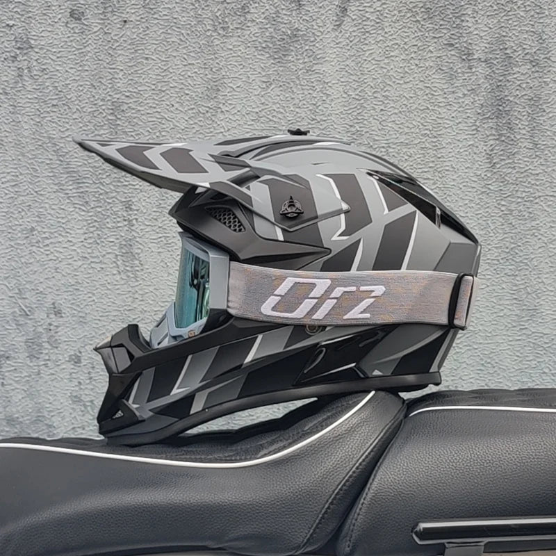 ORZ Professional Racing Motocross Helmet Off Road Helmet Motorcycle Off-Road Cartoon Childrenr ATV Motorcycle MTB Helmet Soldes-ShopOnline
