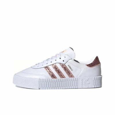 Adidas Originals Sambarose EF4965 Women Anti-slip Wear-resistant Comfort Light Charming Exquisite Unique Low-top Board Shoes Soldes-ShopOnline