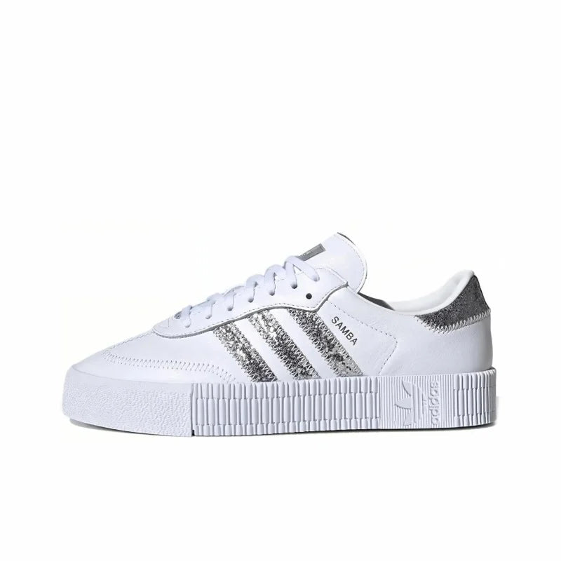 Adidas Originals Sambarose EF4965 Women Anti-slip Wear-resistant Comfort Light Charming Exquisite Unique Low-top Board Shoes Soldes-ShopOnline