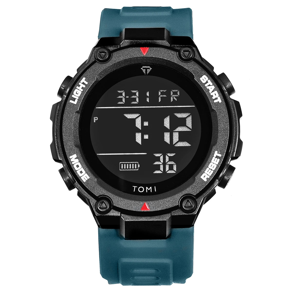 TOMI – Montre Tactique Digitale Militaire | 4 Modes Sport, Chrono, Lumineuse, Étanche 3 Bar, Randonnée & Outdoor Soldes-ShopOnline