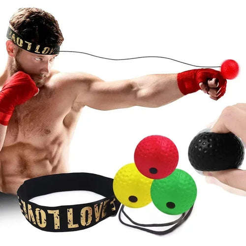 Ballon de Réflexe Boxe sur Tête – Vitesse & Coordination Soldes-ShopOnline