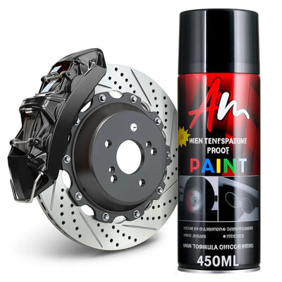 High Temp Resistance DIY Brake Caliper Paint 2K Aerosol Spray Can Glossy Glamour Finish Black Yellow Blue Red Green Silver gold Soldes-ShopOnline