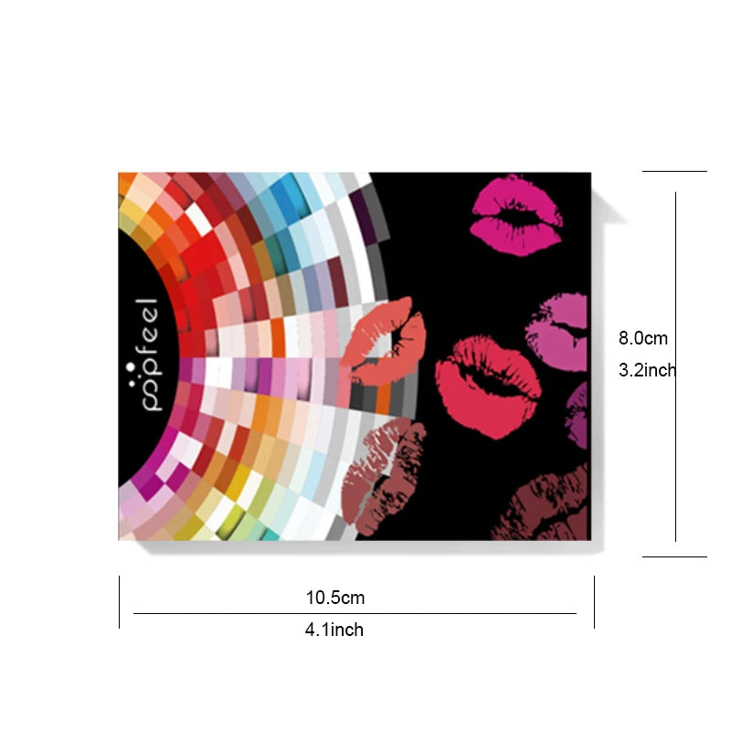 Palette 15 Rouges à Lèvres Mats POPFEEL – Longue Tenue, Haute Pigmentation, Mini Soldes-ShopOnline