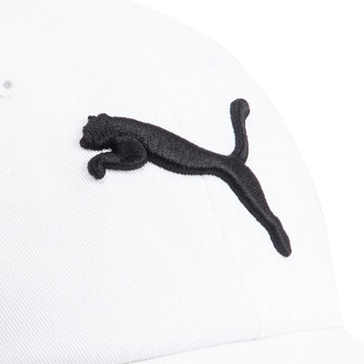 Puma 2025 Adult ESS PUMA Cat Logo BB Cap AF - Puma White Sports Hat 02620402 Soldes-ShopOnline