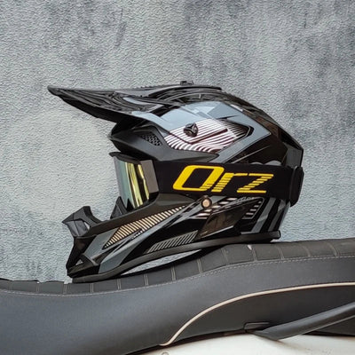 ORZ Professional Racing Motocross Helmet Off Road Helmet Motorcycle Off-Road Cartoon Childrenr ATV Motorcycle MTB Helmet Soldes-ShopOnline