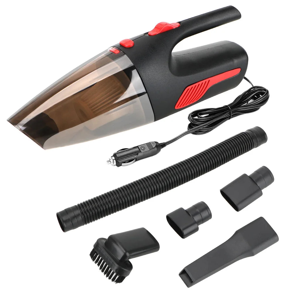 Cordless/Car Plug Cleaner Handheld Car Vacuum Car Cleaning Tool 120W 12V 5000PA Soldes-ShopOnline