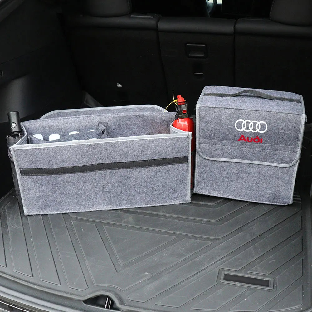Car Trunk Organizer Storage Box Stowing Tidying Container Bag For Audi Sline A4 B7 B8 B9 A3 8P 8V 8L A5 A6 C6 C5 C7 A1 Q2 Q3 Soldes-ShopOnline