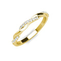 Daisini – Bague Torsadée 22 Cristaux Swarovski PP2 | Laiton Plaqué Or Rose, Ultra-Légère, Mariage & Quotidien Soldes-ShopOnline