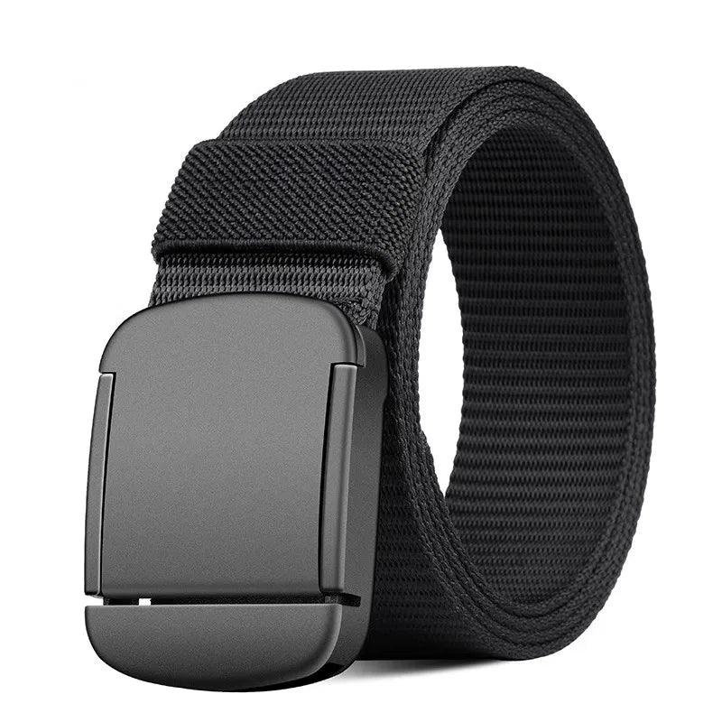 Ceinture Toile Homme – Boucle Automatique Sans Métal, Jean & Outdoor Soldes-ShopOnline