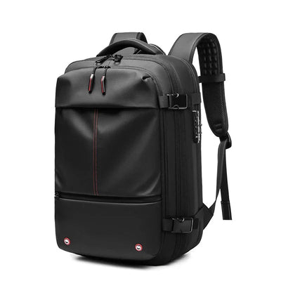 Travel Men 17 inch Laptop Backpack vacuum compression Backpack Business Large Capacity school Backpack expand outdoor backpack Soldes-ShopOnline
