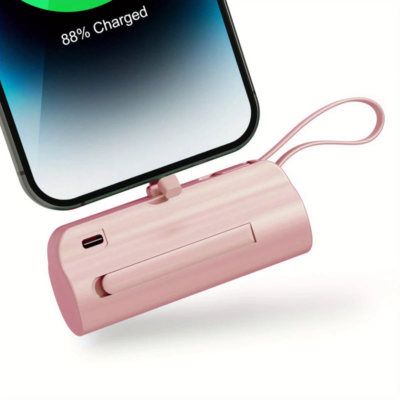 Power Bank Mini Capsule 20000mAh – Double USB-C, Lampe LED, iPhone & Android, Portable Soldes-ShopOnline