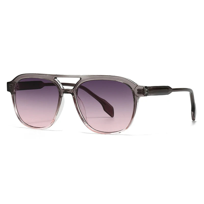 New Retro Acrylic Insert Square Frame Sunglasses Driving Sunglasses Men's Cross-Border Large Frame Glasses 28007 Soldes-ShopOnline