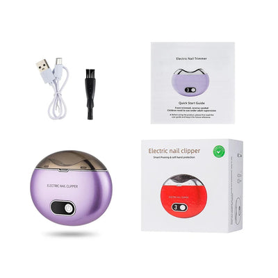 Electric Nail Clipper With UV Light Nail Cutter Low Noise Easy Operation Manicure Nail Grinder AdultS Child Finger Toe Nursing Soldes-ShopOnline