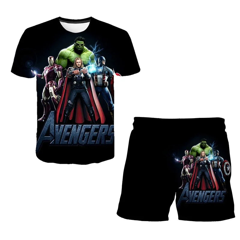 Ensemble Enfant Marvel Spider-Man – T-Shirt + Short Respirant, 4-6 Ans Soldes-ShopOnline
