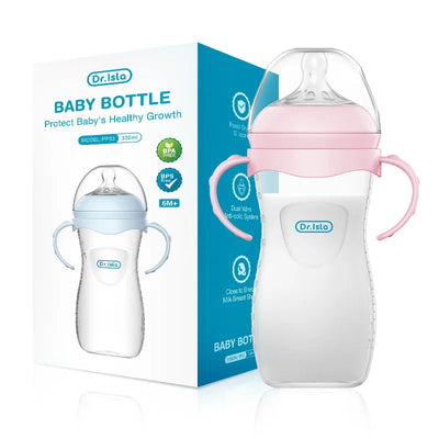 150/240/330ML Baby PP Bottle Newborn Baby Bottle with Handle Milk BottleFeeding  Baby Bottles Newborn Feeding Supplies Soldes-ShopOnline