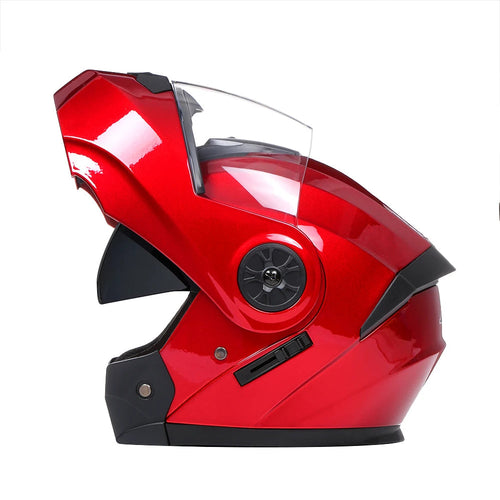 Casque Moto Modulable BLD Flip-Up – Visière Anti-Buée, Certifié E-Mark Soldes-ShopOnline