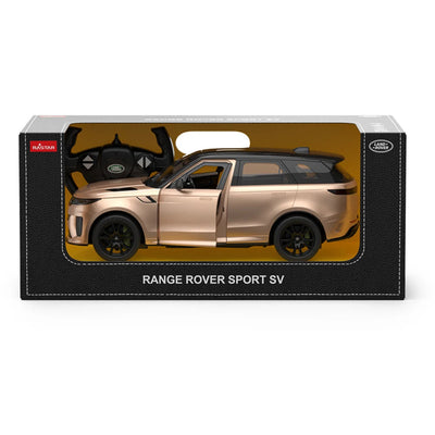 1/14 Rastar Range Rover SV RC Car Model USB Battery LED Lights Rubber Tires Open The Doors Toys Gift For Adults Soldes-ShopOnline