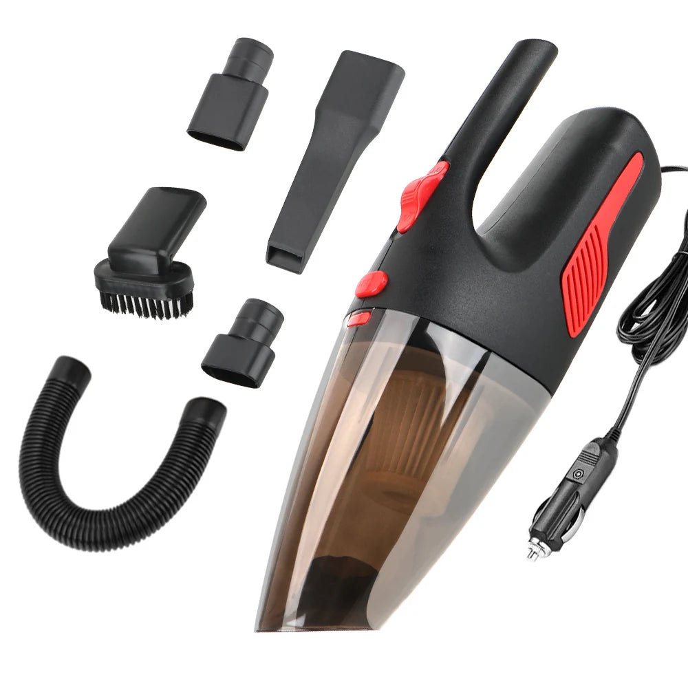 Cordless/Car Plug Cleaner Handheld Car Vacuum Car Cleaning Tool 120W 12V 5000PA Soldes-ShopOnline