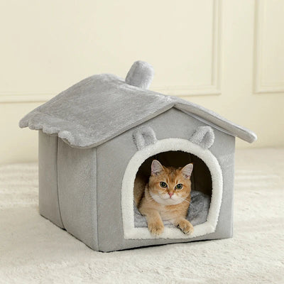 Maison Chat Pliable Lavable - Grotte Sofa Chien Amovible Soldes-ShopOnline