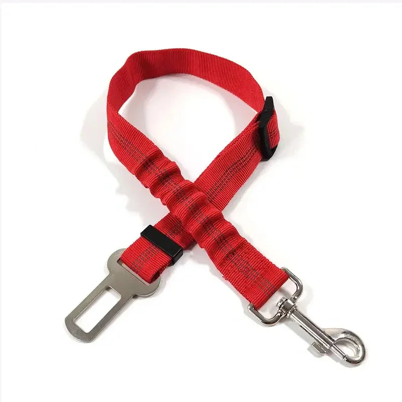 Ceinture de Sécurité Chien Voiture – Réfléchissante, Réglable & Anti-Choc | Nylon Bungee Premium Soldes-ShopOnline
