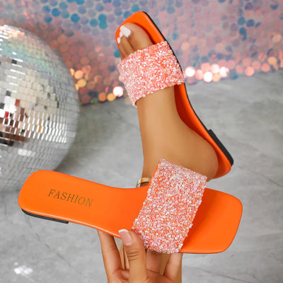 Women Slippers  Platform Flats Outdoor Slippers2025 New Summer Fashion Sandals Fashion Beach Slippers Thick Sole Slides Women Soldes-ShopOnline