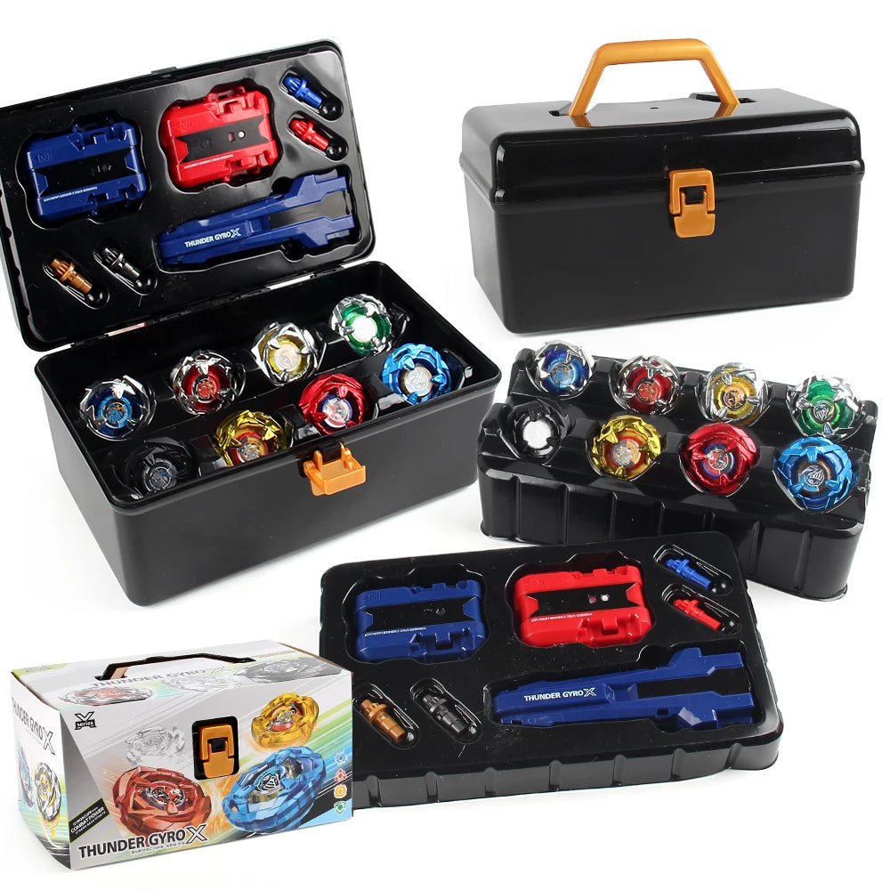 Kit Toupies Gyro Métal Bey X – Lanceurs & Boîte de Rangement Inclus Soldes-ShopOnline