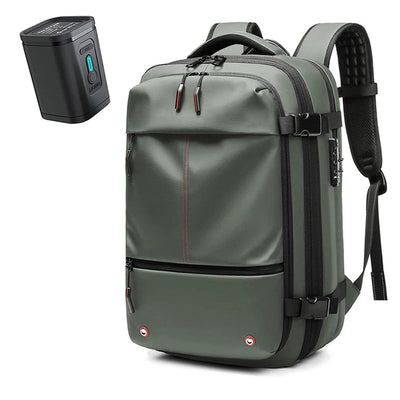 Travel Men 17 inch Laptop Backpack vacuum compression Backpack Business Large Capacity school Backpack expand outdoor backpack Soldes-ShopOnline