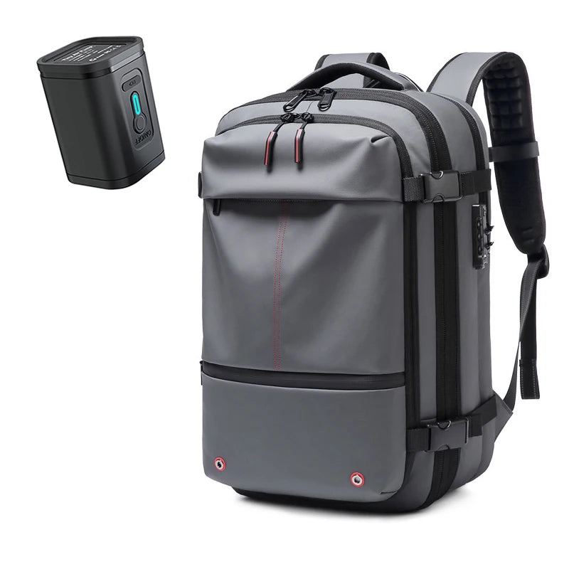 Travel Men 17 inch Laptop Backpack vacuum compression Backpack Business Large Capacity school Backpack expand outdoor backpack Soldes-ShopOnline