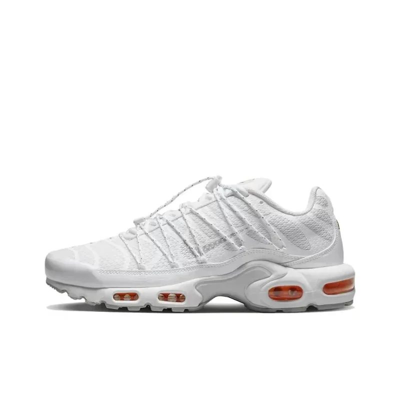 Nike Air Max Plus Utility - Baskets Running Homme Femme - Mesh Respirant & Coussin d'Air - Noir/Blanc FD0670-001 Soldes-ShopOnline