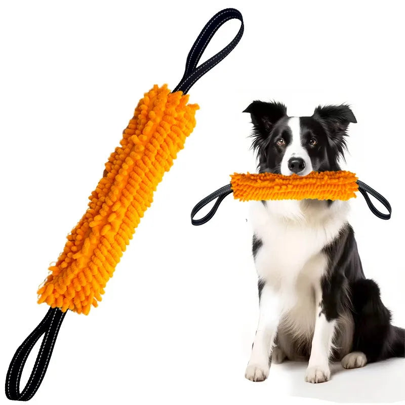 Bâton Mordant Dressage Chien – Double Poignée, Jute Résistant & Interactif | Jouet Dentition & Entraînement Soldes-ShopOnline