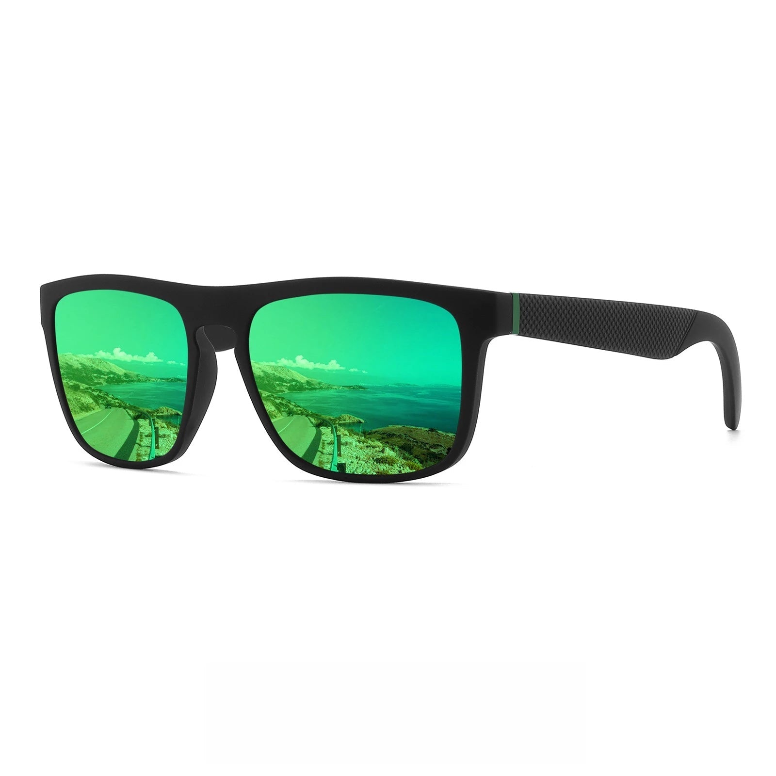 Lunettes de Soleil Carrées Polarisées – TAC UV400, Retro, Conduite & Sport Outdoor, Unisexe Soldes-ShopOnline