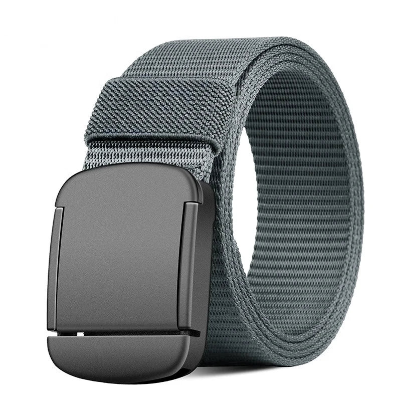 Ceinture Toile Homme – Boucle Automatique Sans Métal, Jean & Outdoor Soldes-ShopOnline