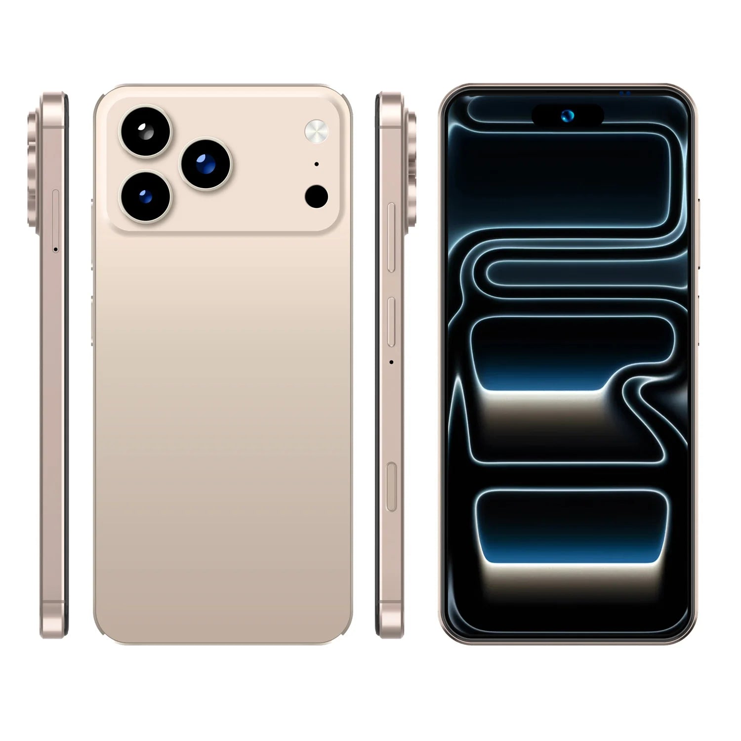 Smartphone i17 Promax Pro 5G – Écran 7.3", Double SIM 4G/5G, Batterie 8000mAh, Version Mondiale Soldes-ShopOnline